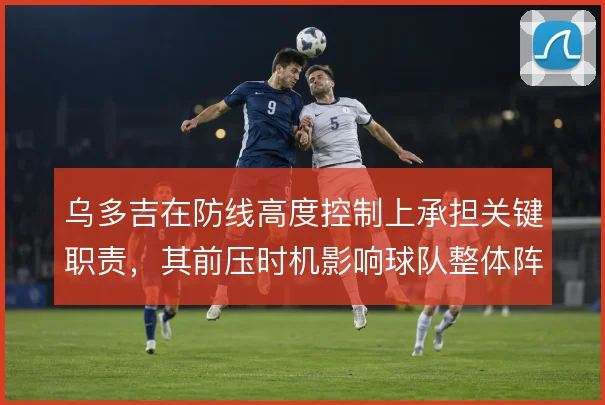 乌多吉在防线高度控制上承担关键职责,其前压时机影响球队整体阵型伸缩
